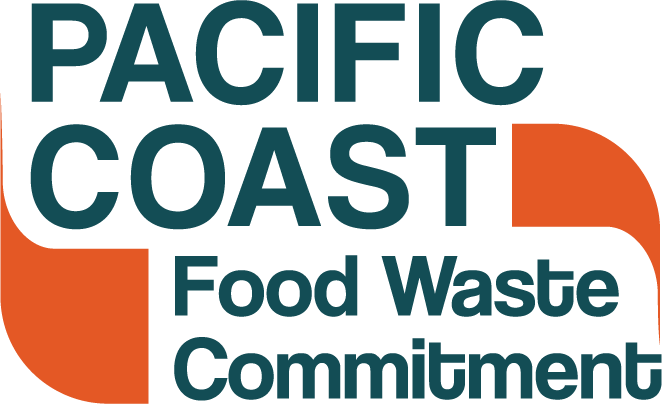 Pacific Coast food waste commitment logo